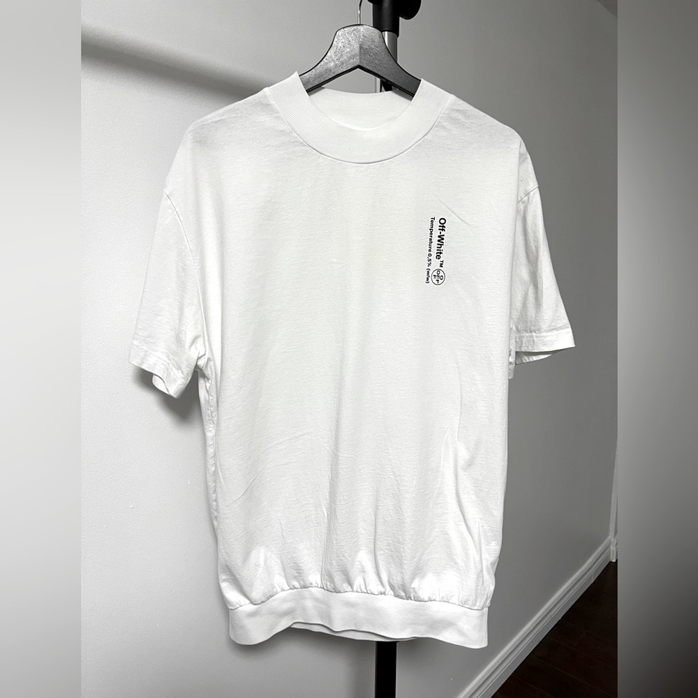 Off-White Main Label Men’s Temperature White T-shirt